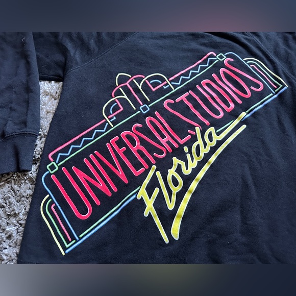 Universal Studios Florida neon crewneck sweatshirt - Picture 2 of 4